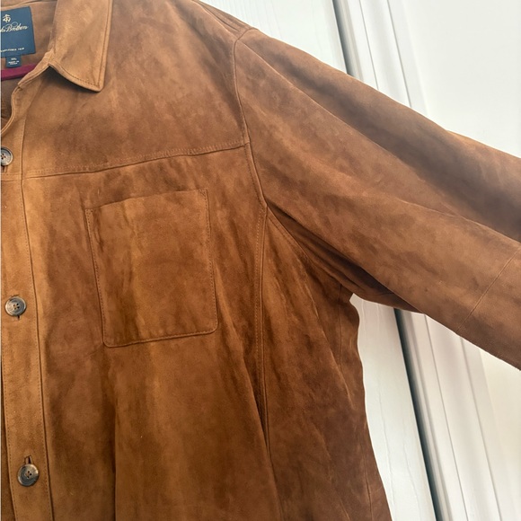 Brooks Brothers Brown Suede Men’s Jacket - Picture 10 of 12